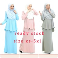 kurung lorez size xs-5xl