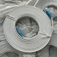 4.5m Super Class 5 CAT.5E Flat Network Cable 8 Core Pure Copper Thousand M 1,000M Network Cable Whit