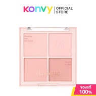 Dasique Blending Mood Cheek 11.2g # พาเลทบลัชออน 4 เฉดสี คอลเลกชั่น Rose Milk Tea #15 Rose Milk Tea