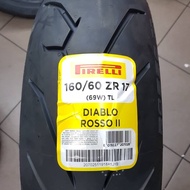 Original Pirelli Diablo Rosso 2 Tubeless Tyre Tayar Tire  #Racing Besar 160/60ZR17 160/60R17 160/60/