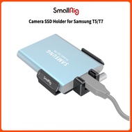 SmallRig SSD Mount Bracket SSD Holder for Samsung T5/T7 SSD, SanDisk SSD, SanDisk SSD T5/T7, Compatible with SmallRig Cage for BMPCC 6K Pro - 3272