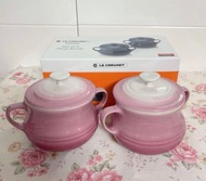 Le Creuset Set of 2 Soup Bowls Ombre Plum Pink 湯盅 盅頭飯 燉盅