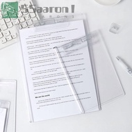 AARON1 Memo Clipboard, Durable With Graduated Scale Writing Clipboard, Korean Transparent A4/A5 Arcy