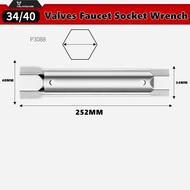 Faucet Valve Socket Wrench Plumber Anode Rod Sockets Wrench 23-27mm 34-40mm Double-Ended Tubular Spa