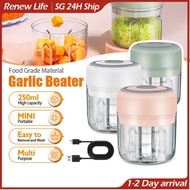 MeeGoo USB Rechargeable Garlic Blender/Electric Food Chopper/Vegetable Meat Chilli Grinder Machine/K