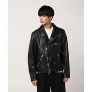 二手美品 ALLSAINTS KODEY BIKER 經典黑色騎士羊皮皮衣外套