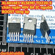 XL4016E1 XL4016 XLSEMI TO220-5 long / short pins / TO263-5 40V 8A BOOST power IC, booster kde2819