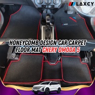 Chery Omoda 5 C9 E5 Car LAXCY Carpet Honeycomb Floor Mat