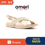 Amori Ladies Slingback Sandals - Comfortable Cross Straps Women's Shoes