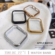 For Apple Watch Series 9 8 7 6 5 4 SE S9 Protective Case Electroplated Case Anti Drop PC Case 40mm 41mm 44mm 45mm Cover