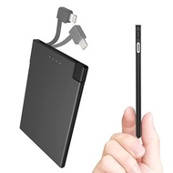 TNTOR Portable Power Bank, Built-in USB-C Cable, 3500mAh