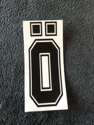 Sticker Ohlins stiker motor motif ohlins sweden ori jumbo hitam logo O sticker shockbreaker tabung p