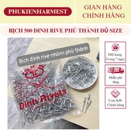 Pack of 500 Rive Phu Thanh retractable nails, all sizes 3x8, 3x10, 3 x12, 4x10, 4x12, 4x16, 4x19, 5x