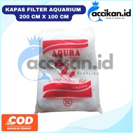 Aquarium Filter Cotton 200 x 100 CM Dacron Foam Aquarium Pond Filter Fish Cotton 2x1