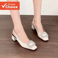 FB106-JAN26-A-1- Women's backless single shoes with buckle strap, spring/summer new style - HEFB106T