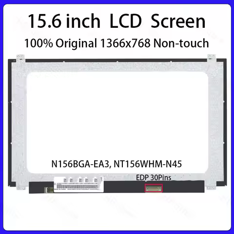 15.6" Laptop LCD Screen N156BGA EA3 NT156WHM N45 N156BGA-EA3 NT156WHM-N45 Display Matrix Panel Repla