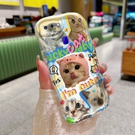 Casing HP OPPO R15 R17 Case Kitty motif Softcase Twin Beautiful Casing Side Wave Protection Phone Case