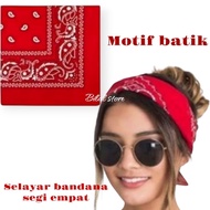 SLAYER BANDANA SQUARE/SLAYER SHAL MULTIFUNCTIONAL BATIK MOTIF 53X53