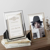 Photo Frames 4R/6R/8R/A4 Size Glass Picture Frame Simple Personalization Wall Decoration