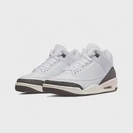 W Air Jordan 3 摩卡 爆裂紋 CK9246-102 US5 白粉