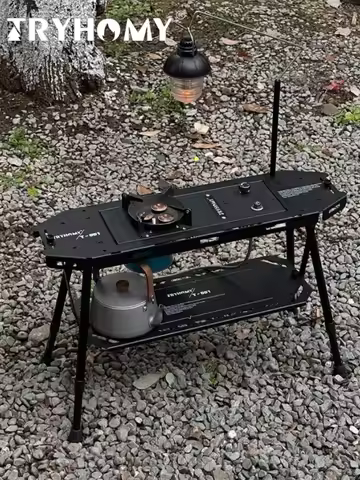 Tryhomy Outdoor 0.5 Unit Skateboard Table Aluminium Camping Table Tactical System Portable IGT Foldi