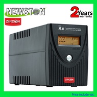 UPS (เครื่องสำรองไฟ) ZIRCON INTERACTIVE AE 1000VA 550W