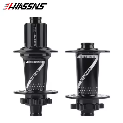 HASSNS PRO7 Bicycle Hubs 24/32Holes J-Bend Spokes 4Pcs Sealed Bearing for SHIMANO Mountain Bike Free