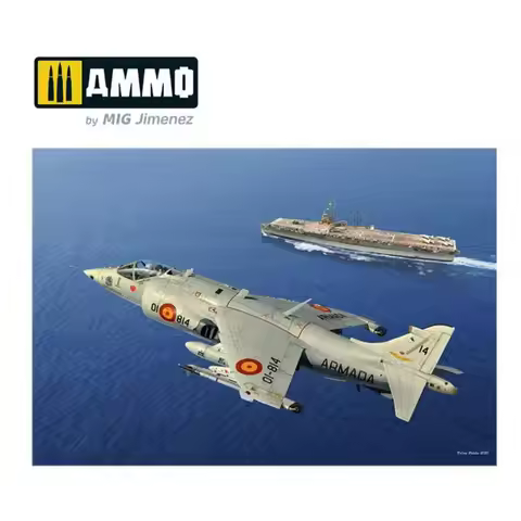 KINETIC Assembly Model Kit K8505 1/48 Harrier AV-8S Matador-Spanish, American, British Versions