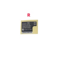 1 PCS For Canon R R5 R6 R6II R7 R8 R10 R50 black / R50 silvery RP Bottom Label Paper Body Number Pap