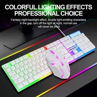 FIREWOLF FWK-230 Rainbow LED Gaming Keyboard And Mouse Combo Bundle