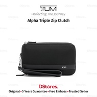 Tumi Alpha Triple Zip Clutch