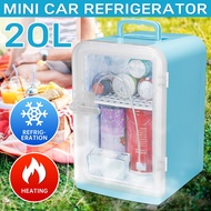 20L Mini Portable Home Car Refrigerator 48-60W Low Noise Car Refrigerators Freezer Cooling Heating Box Fridge