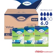 Tena Value Adult Diaper 8s x 8 (M, L or XL)