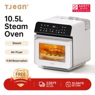 TJean 1550W Multifunctional Smart Household Visual Steam Oven Air Fryer Oven Toaster Steamed Rice&Fi