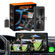 อะแดปเตอร์ GetPairr Wireless CarPlay 4+32G กล่องมัลติมีเดียในรถยนต์ GO 2.0 กล่องอัพเกรด CarPlay รองร
