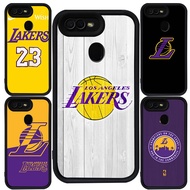 Case for OPPO A1K A3S A12 F9 Pro F5 A5S A7 A12s A11K A5 A12E Black SiliconeF7 M-121 Lakers