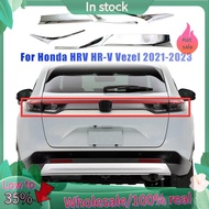1Set Chrome Rear Tail Light Cover Trim Car Accessories Plastic for Honda HRV HR-V Vezel 2021-2023