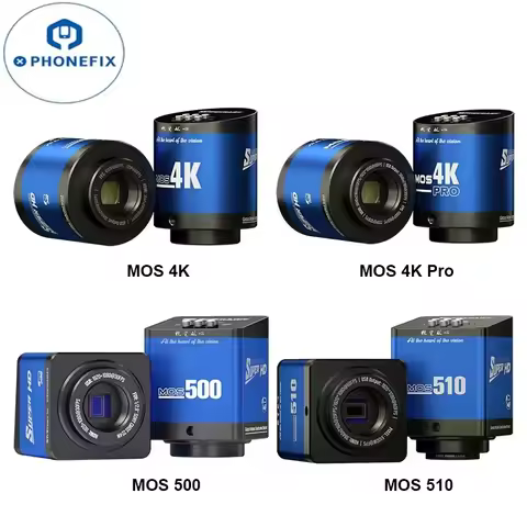 MECHANIC MOS 4K Pro / MOS 510 / 500 55MP 4K IMX678 Sony Sensor HD Industrial Microscope Camera for P