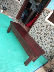 Grosir kayu jati belanda meja serbaguna meja ngaji meja panjang80cm lebar 25cm tinggi 25cm siap pakai