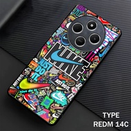 [M01] Redmi 14C Glitter Softcase - Redmi 14C Glass Case - Redmi 14C Glass Case - Redmi 14C Glossy Ca
