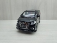 台灣現貨 全新盒裝1:32~豐田 TOYOTA ALPHARD 商務版 黑色 合金 模型車 聲光車 玩具 兒童 禮物 收藏 交通