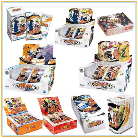 KAYOU Genuine Naruto T2W9 T4W7 English Version Anime Card Box Rare CR SP MR Collection Card Ninja Wo
