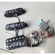 Snyder Max Alnico Guitar Pickup HSS Configuration Wiring set