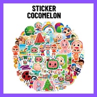 Cocomelon Stikers 50 Keping Kids Sticker Kid Waterproof Art Stiker Pelekat Kanak-kanak Setiker Budak Luggage Basikal