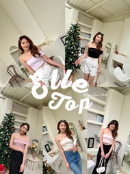 Elle top เสื้อเกาะอกปาดไหล่เรียบหรูสุด สีใหม่เข้าแล้ว!