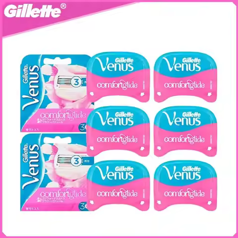 Gillette Venus Women Razor Blade with Spa Soap 3 Layer Sharp Shave Blade Lady Body Curve Replacement
