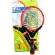Kenmaster Raket Nyamuk + Senter Magic Blue LED