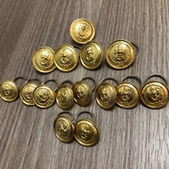 Gold Button Pengakap For Bush Jacket