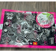 Full set of 304 stainless steel salaya screws for Lead 4 Val Thai head model (pink bow)
