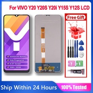 Original LCD Compatible For Vivo Y20 Y20A Y20i Y20s Y15s Y15A Y12A Y12s Y11S LCD Screen Display Touch Screen Digitizer Assembly For Vivo Y20 2021 Screen